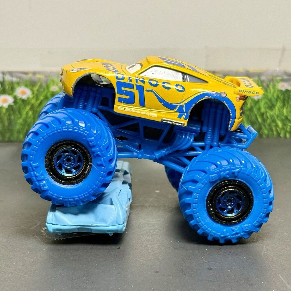 Disney Pixar Cars Custom Monster Truck Cruz Ramirez Monster Jam 1:64 See Photos